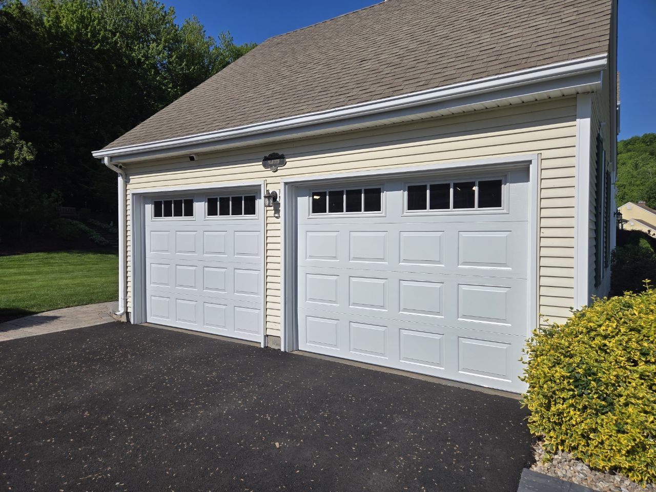 Safe-Way Model 65 Garage Door Installation in Berlin, CT — after