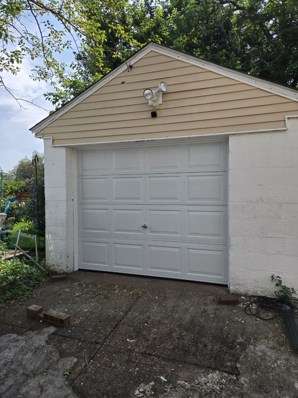 Safe-Way Model 56 Garage Door Installation in West Haven, CT — after