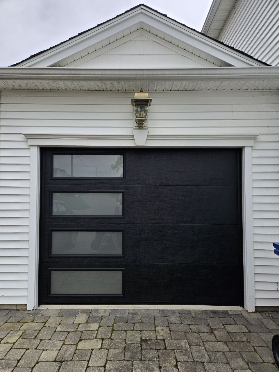 Modern Haas Garage Door Installation in Old Saybrook — after